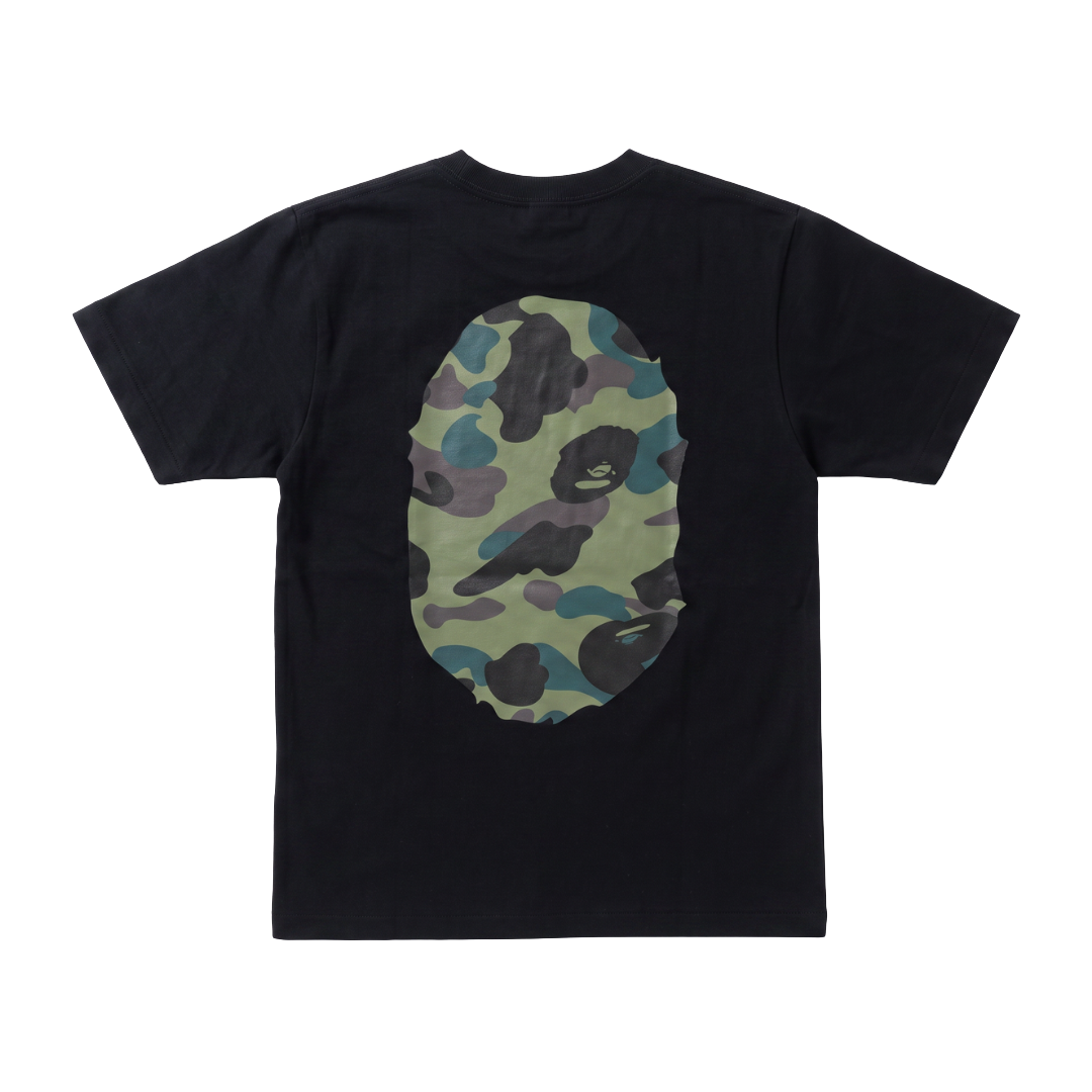 BAPE ABC Camo Big Ape Head Tee Black/Green