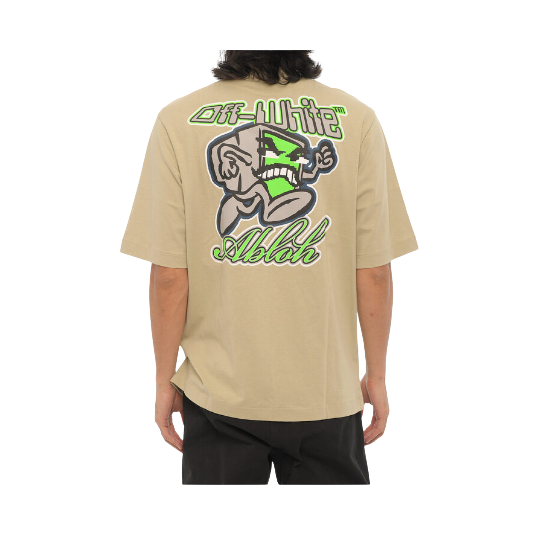 Off-White Computer Tee Beige