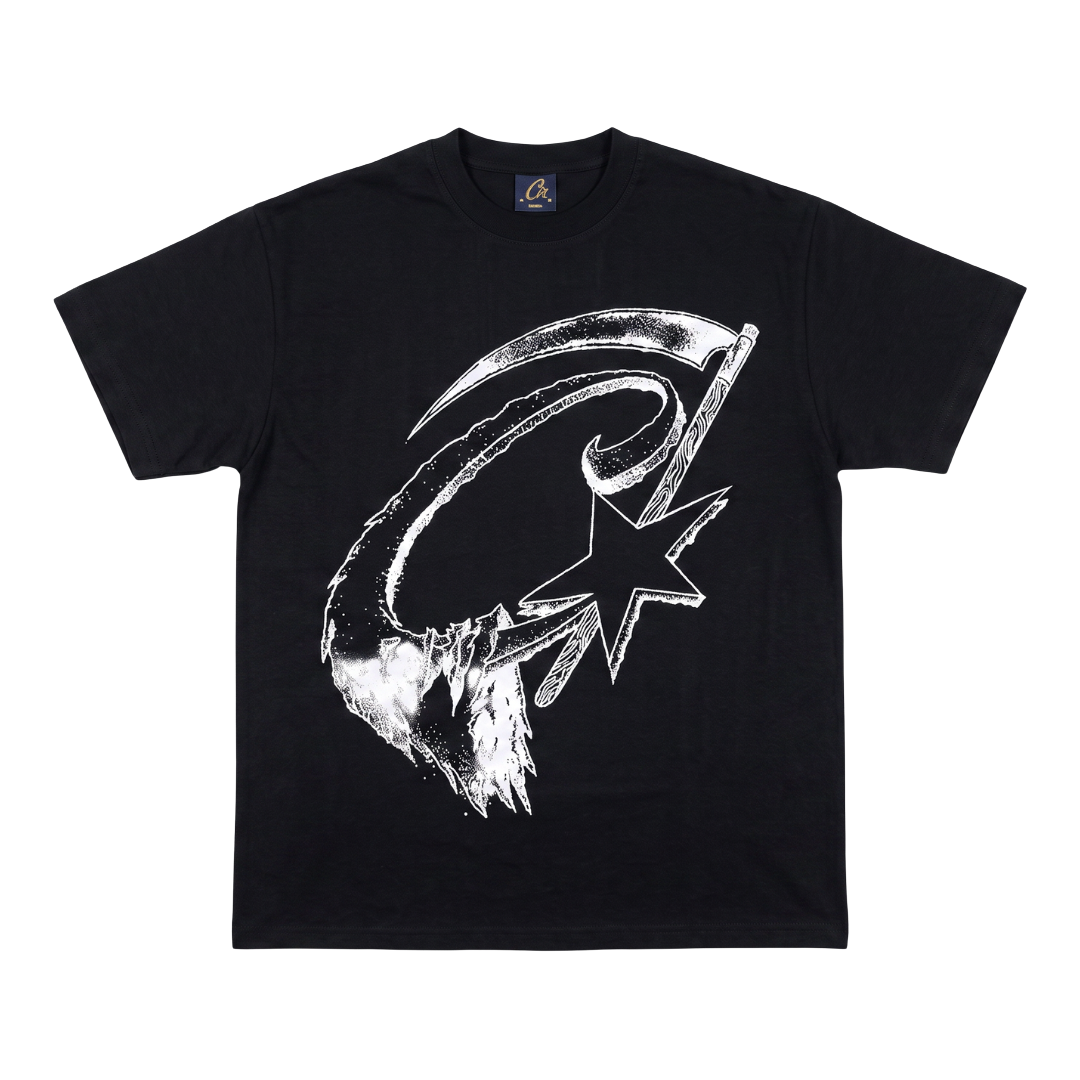 Corteiz Reaper Tee Black