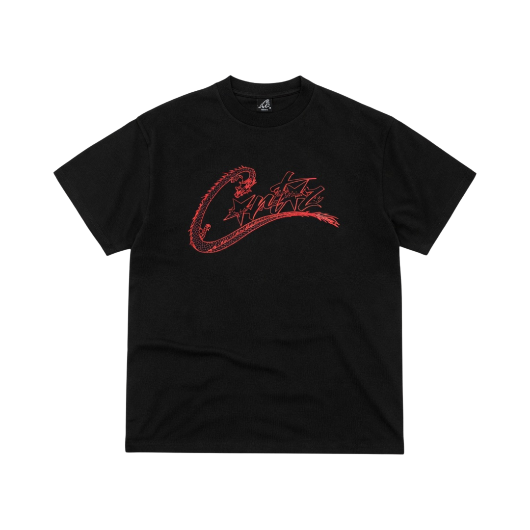 Corteiz Dragon Allstarz Tee Black