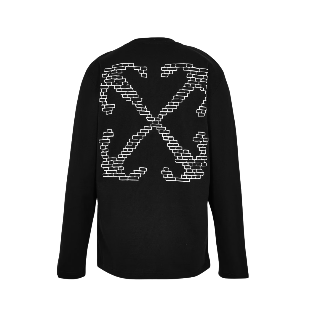Off White - Brick Skate L/S Tee Black