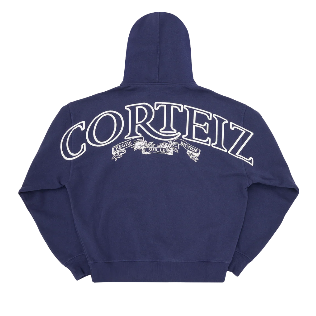 Corteiz Superior Royale Zip Hoodie Navy