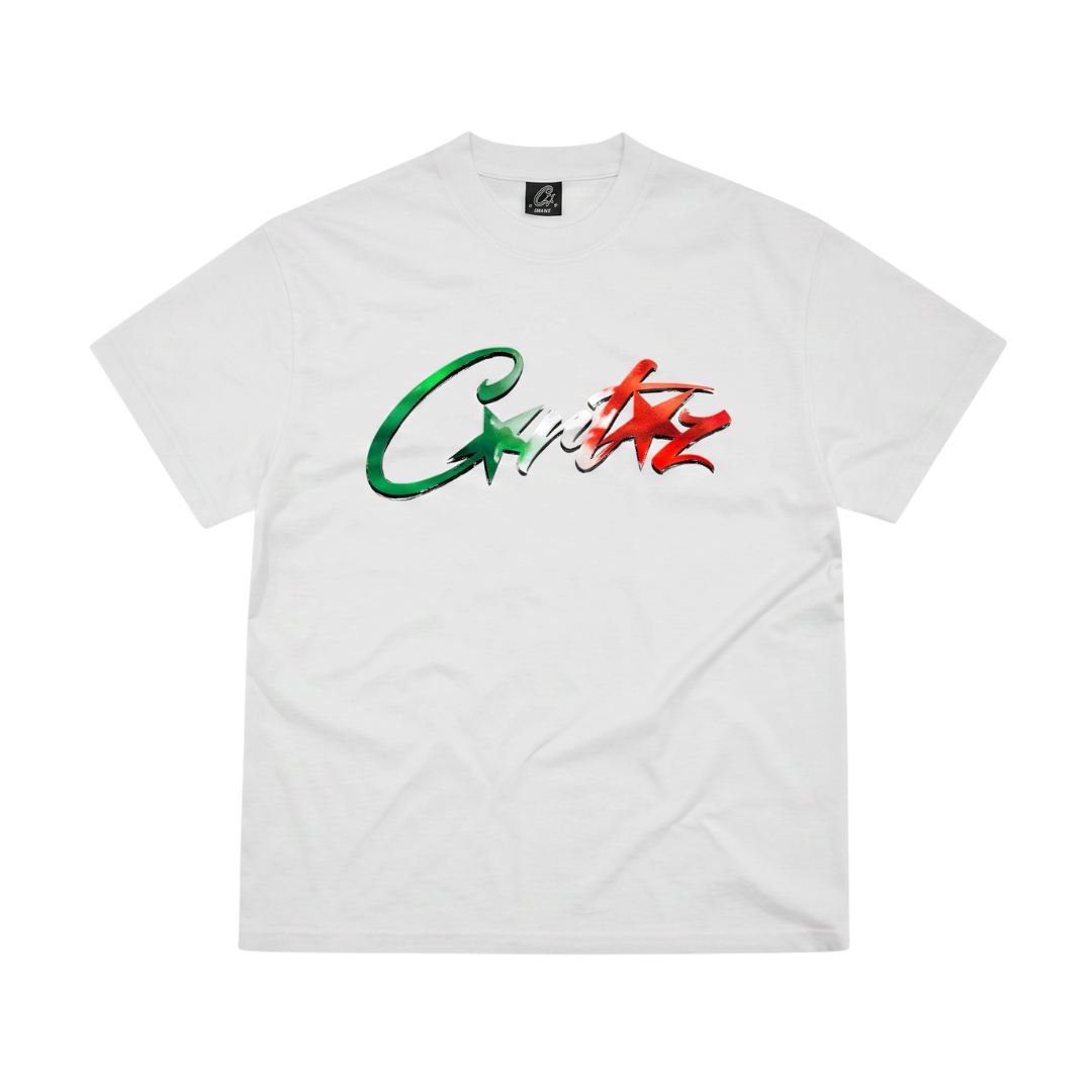 Corteiz Allstarz Tee Italia White