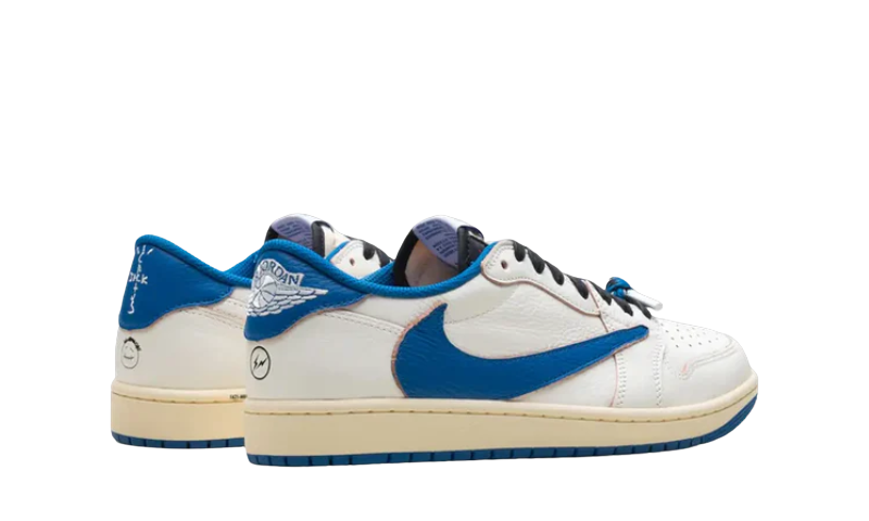 Jordan 1 Retro Low OG SP Fragment x Travis Scott Sail Military Blue