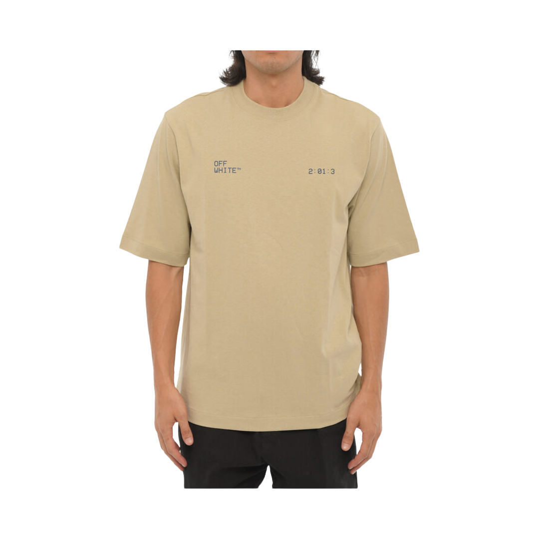 Off-White Computer Tee Beige