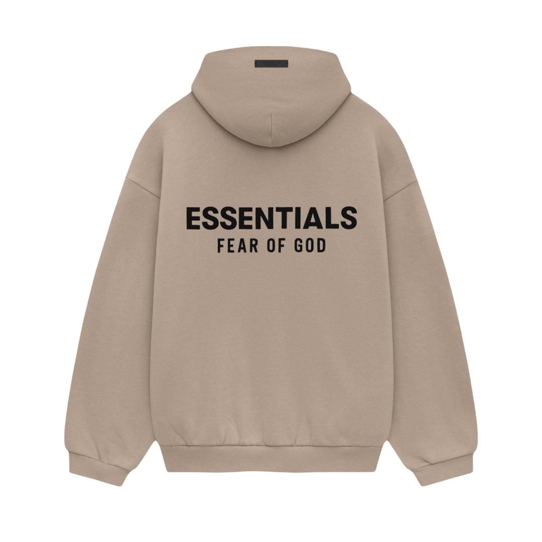 Fear of God Essentials Fleece Hoodie Desert Sand