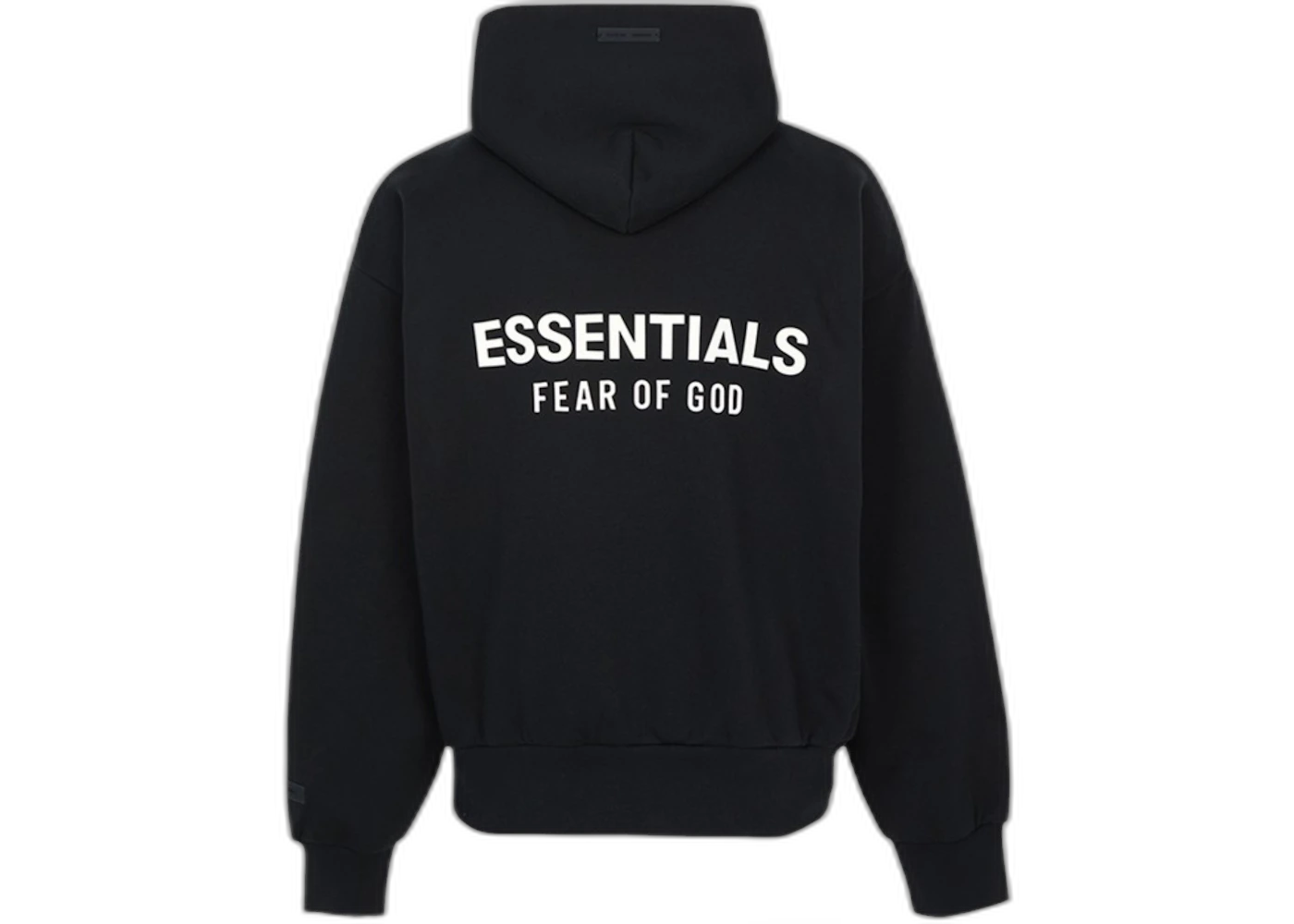 Fear of God Essentials Classic Fit Fleece Hoodie Black