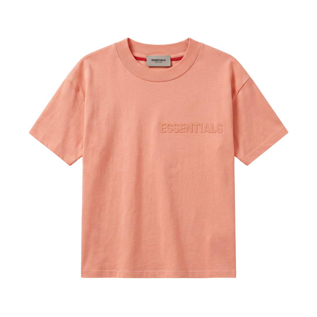 Essentials Short-Sleeve Tee Coral