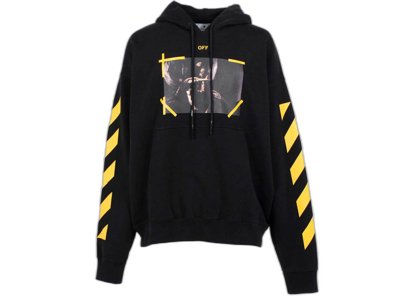 Off White Diag Arrow Carav Mercy Skate Hoodie Black White