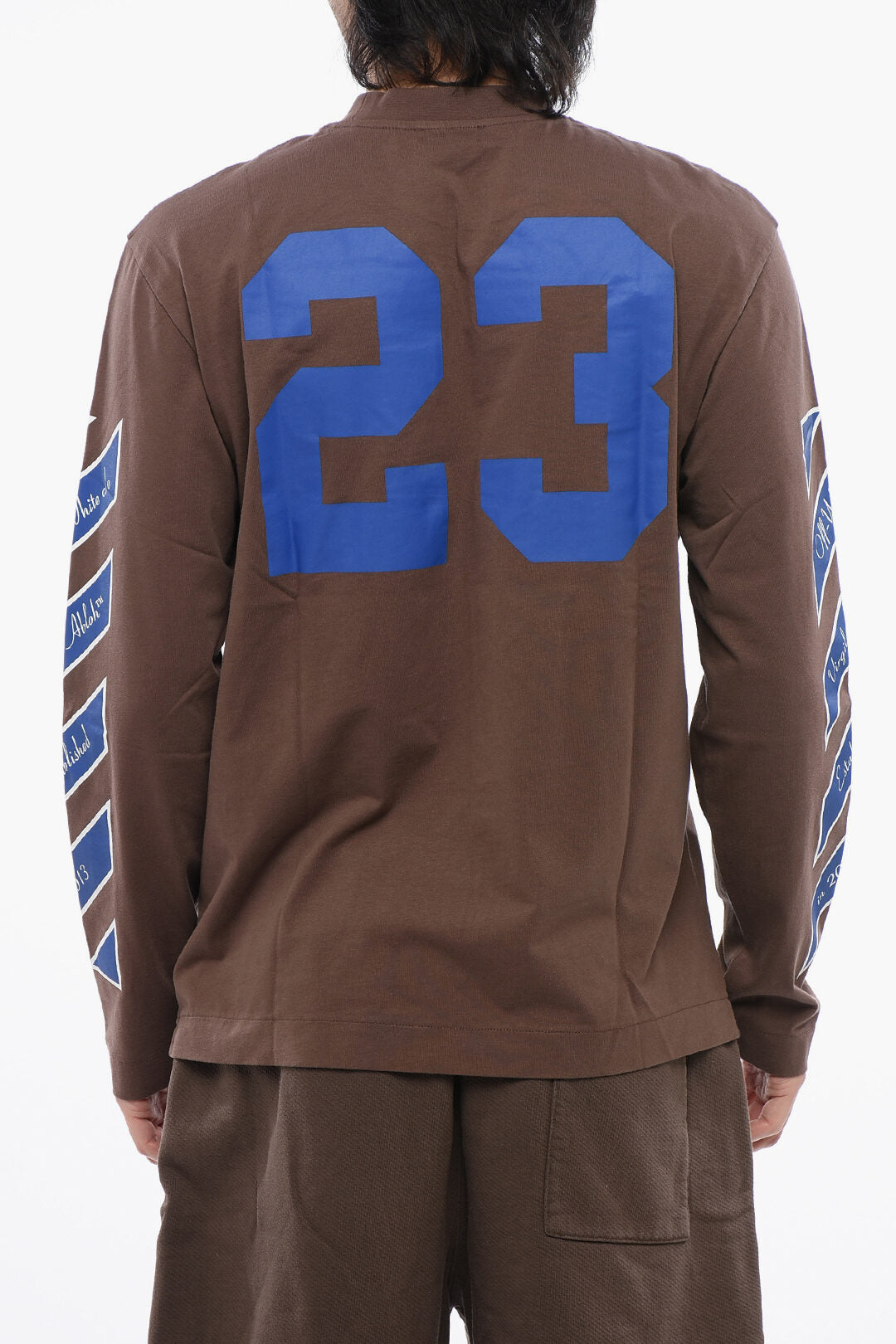 Off White - Printed Rain Drum Long Sleeved T-shirt