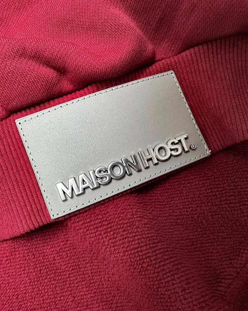 Host - Home Dyed Red Hoodie
