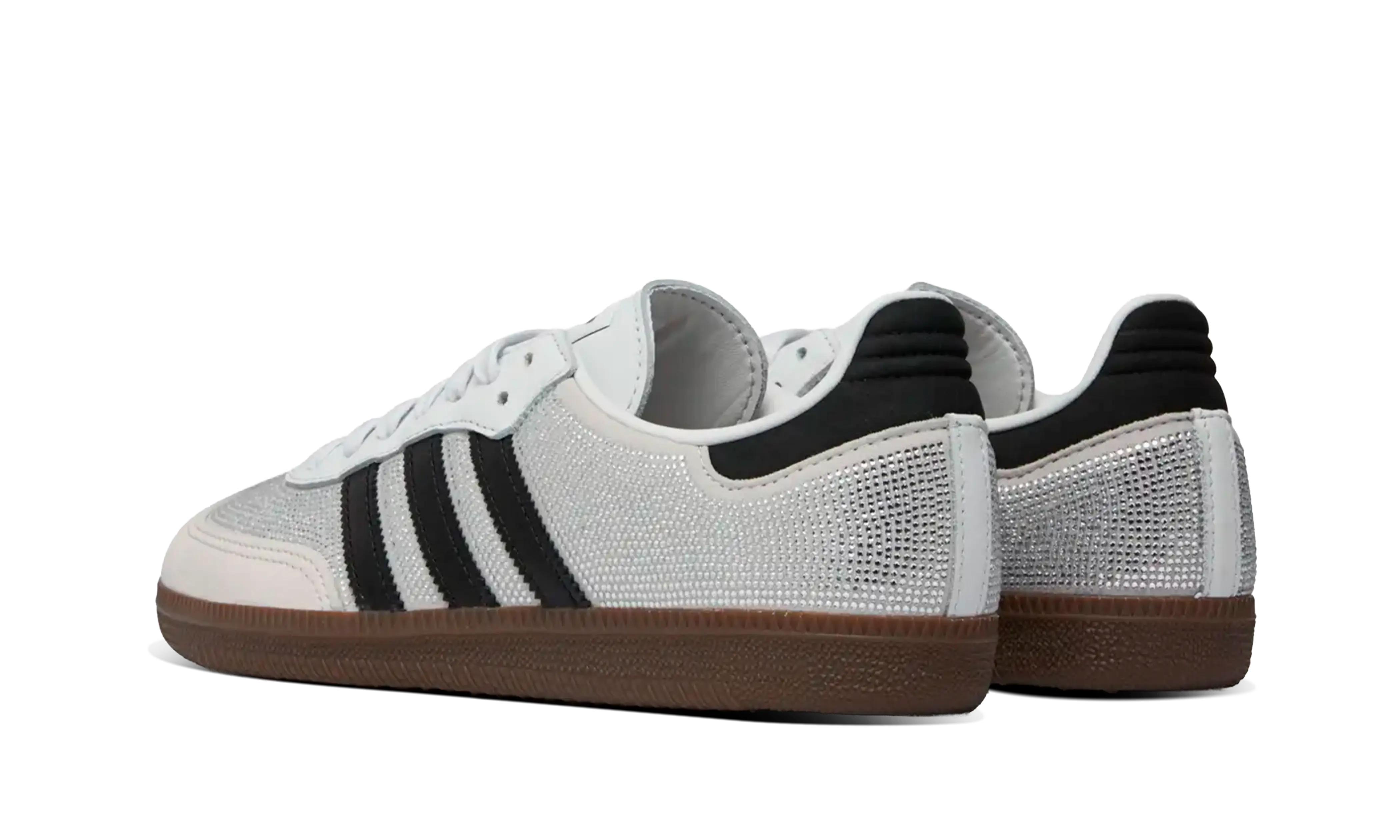 Adidas Mujer Samba OG Rhinestone Crystal White Silver