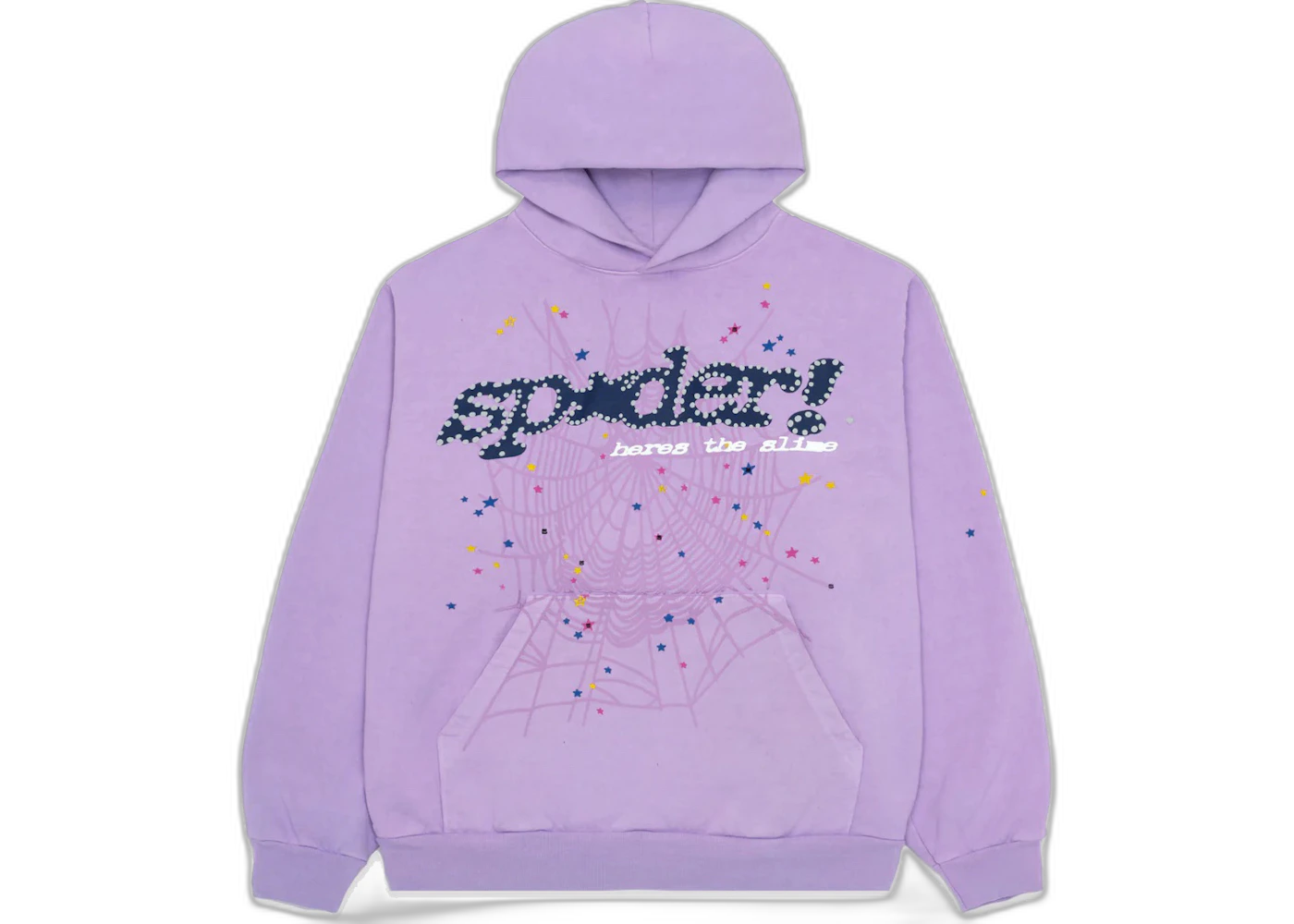 Sp5der Acai Hoodie Purple
