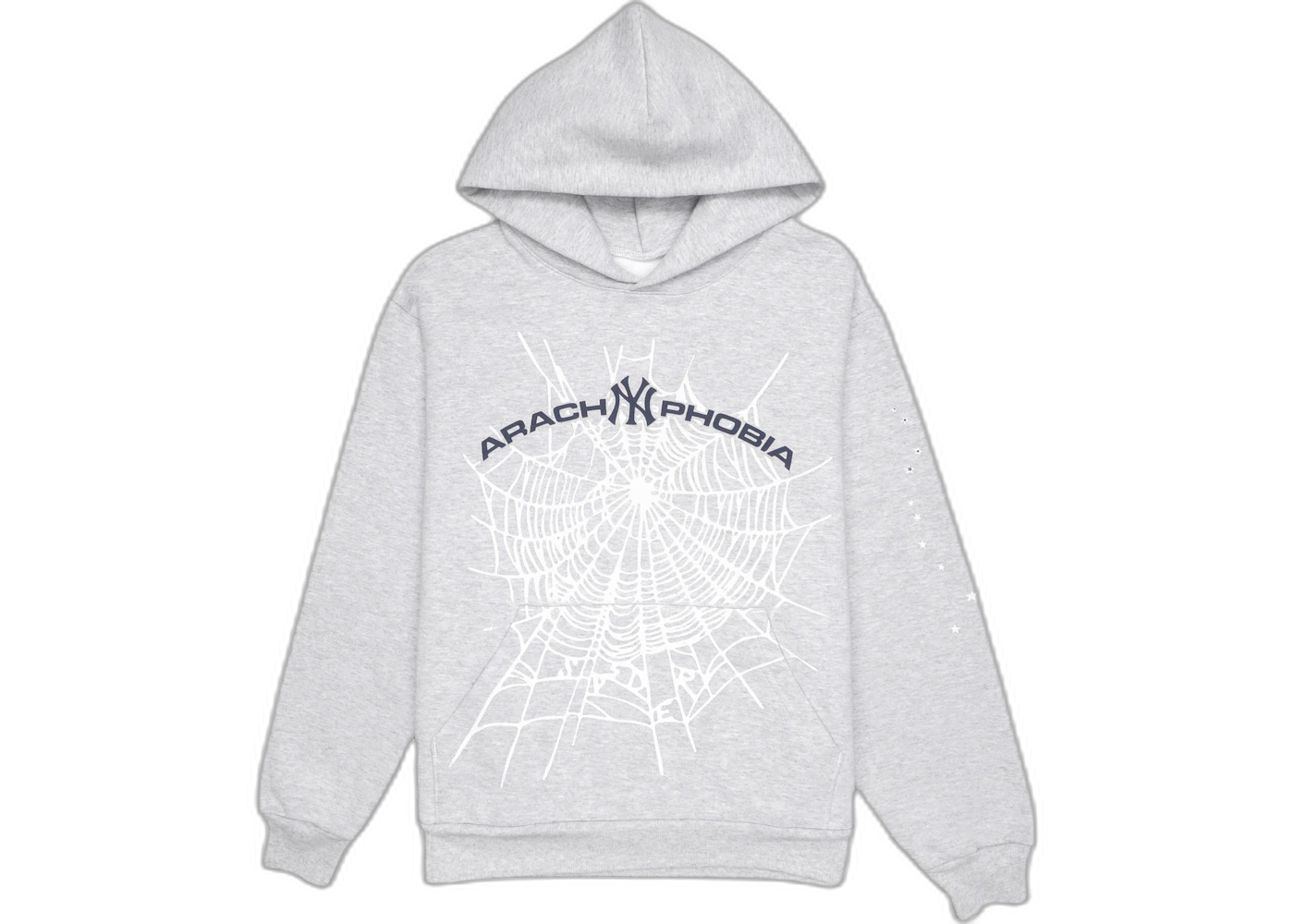 Sp5der Arach My Phobia Hoodie Ash Grey