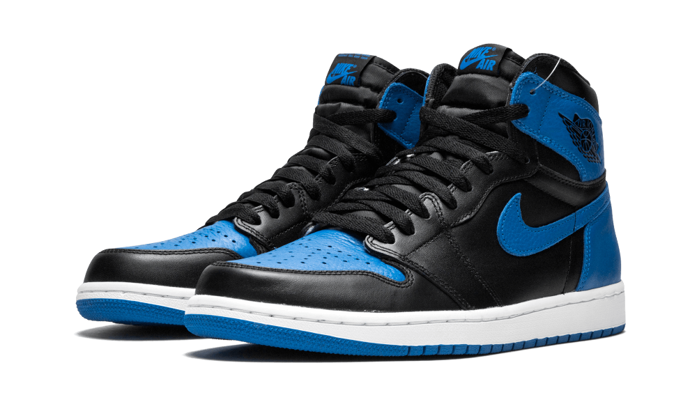 Jordan 1 retro black and blue hotsell